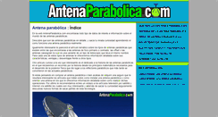 Desktop Screenshot of antenaparabolica.com