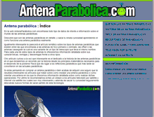 Tablet Screenshot of antenaparabolica.com